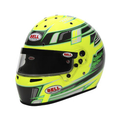 Casque Bell Karting KC7-CMR Anthracite / Jaune Champion